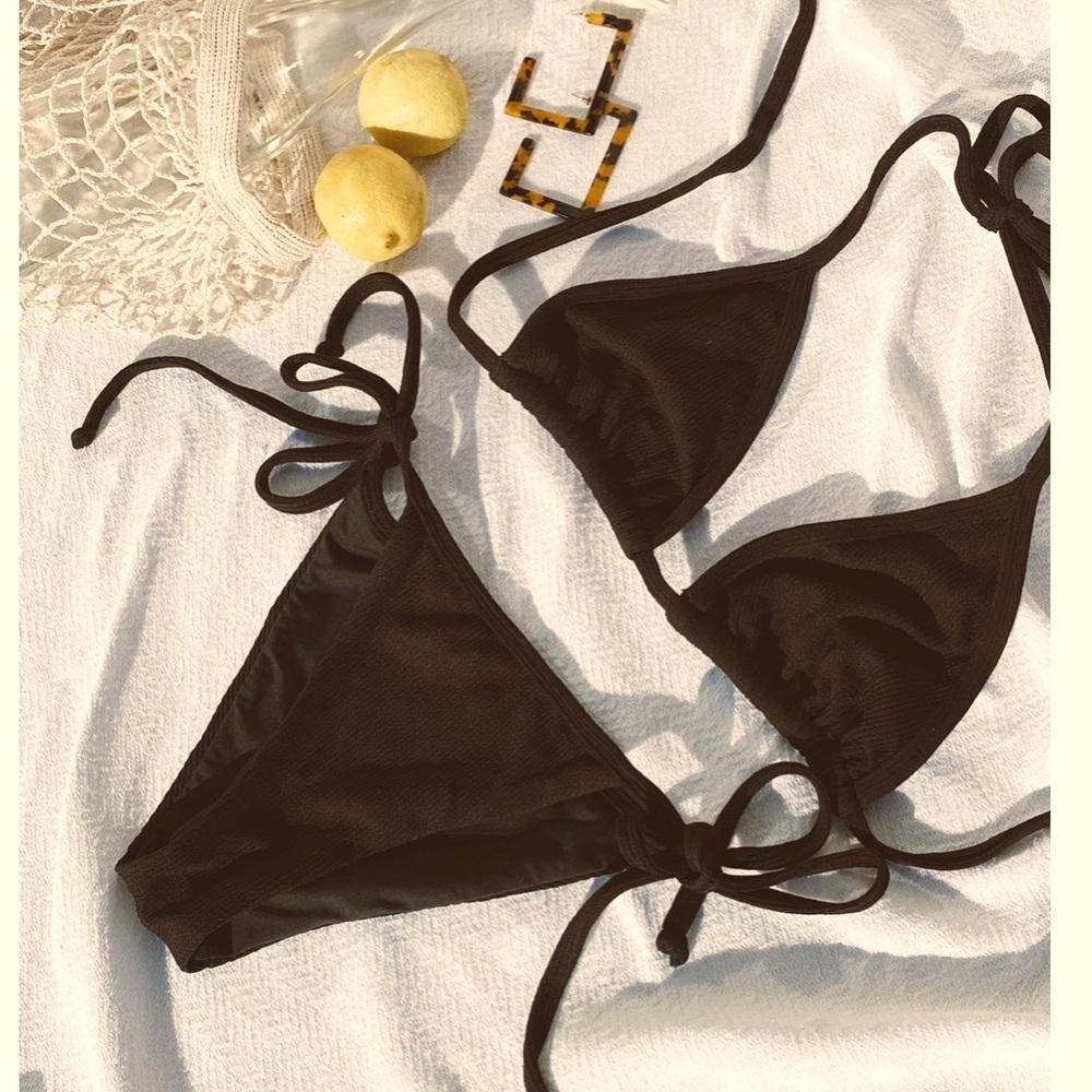 Toluca Onyx XS bikini bottoms